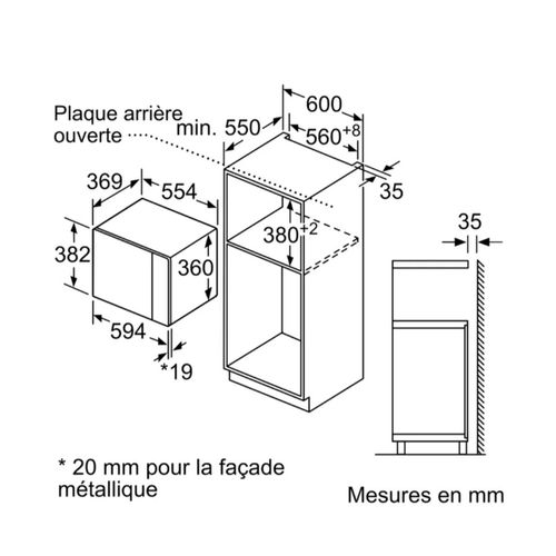 Micro-ondes Encastrable  Avec Grill Hlagd53g0 De Neff Hlagd53g0