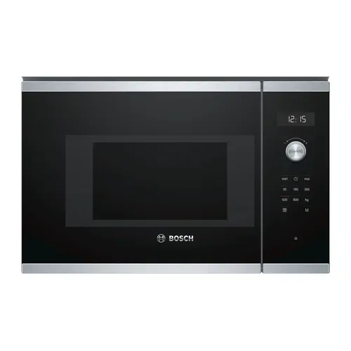 Micro-ondes Serie 6 Bfl524ms0 Encastrable  20 L 800 W Noir, Acier Inoxydable