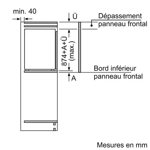 Congélateur Intégrable à Pantographe 97l Giv21afe0