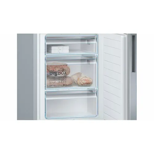 Réfrigérateur Combiné 60cm 308l Metal Look Kge36alca