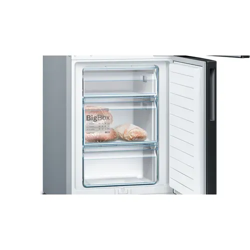 Combiné BOSCH KGV36VBEAS 308L Noir