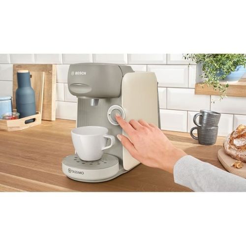 Cafétière à Dosette - Tassimo Finesse Tas16b7 - Crème