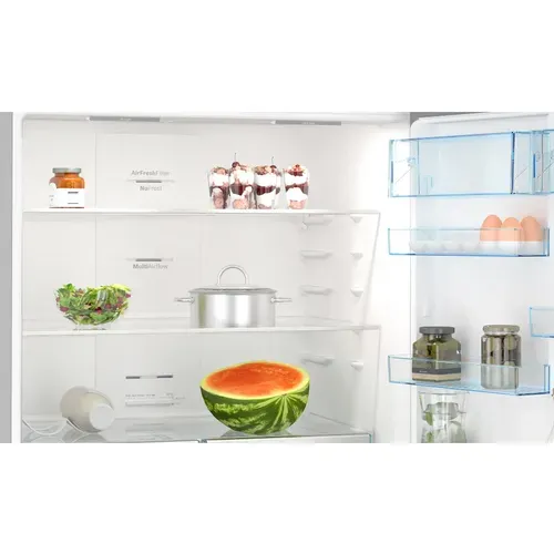 Réfrigérateur Combiné - Kgn86viea - Classe E - 479 L - 186 X 86 X 81 Cm - Acier Brossé