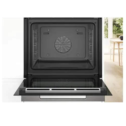 Four Multifonction Ecoclean Softclose - Ser8 - Hbg7541b1 Noir - Vol Four: 71l - 14 Modes De Cuisso