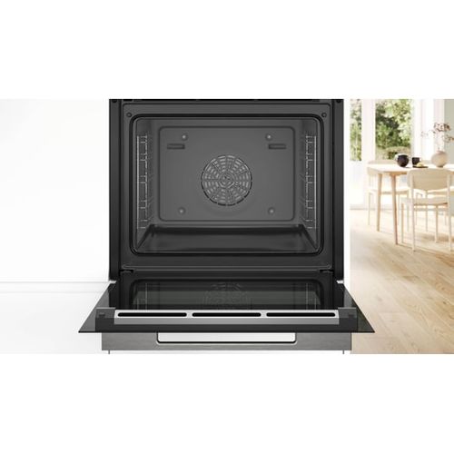 Four Multifonction Ecoclean Softclose - Ser8 - Hbg7541b1 Noir - Vol Four: 71l - 14 Modes De Cuisso
