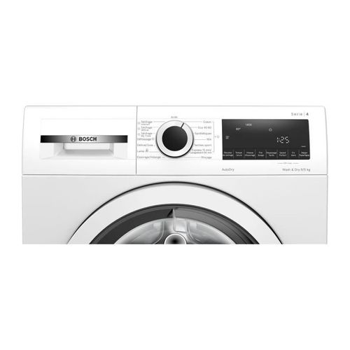 Lave-linge Séchant  Wna144v0fr Ser4 - 9 / 5 Kg - Induction - L60cm - 1400 Trs/min - Blanc