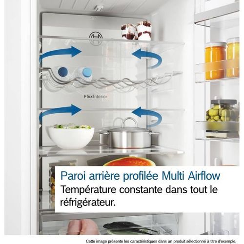 Réfrigérateur Combiné - Kgn36vxct - Classe C - 321 L - 186 X 60 X 66,50 Cm - Acier Brossé Noir