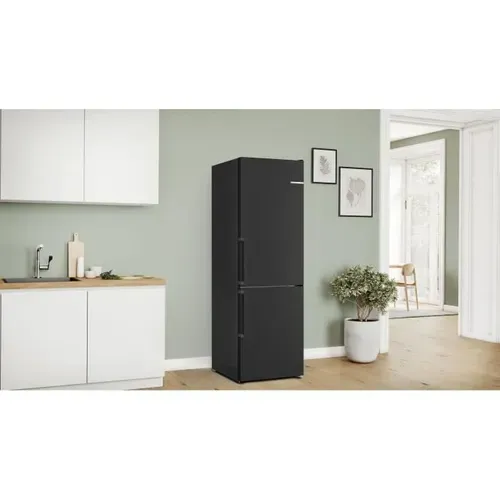 Réfrigérateur Combiné - Kgn36vxct - Classe C - 321 L - 186 X 60 X 66,50 Cm - Acier Brossé Noir