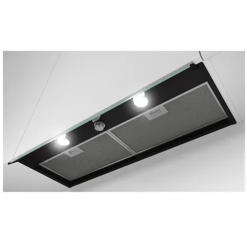 Hotte Box Intégrée 90cm 620m3/h Noir/verre - dBb96af60