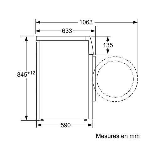 Lave-linge WAN28258FR 8kg 1400 trs/min ÉcoSilence Drive Blanc