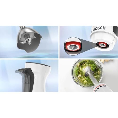 Mixeur Plongeant Ergomaster Série 4 - 600 W - 4 Lames Quattroblade