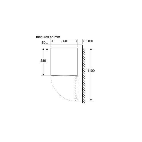 Réfrigérateur top 134l - Ktr15nweb