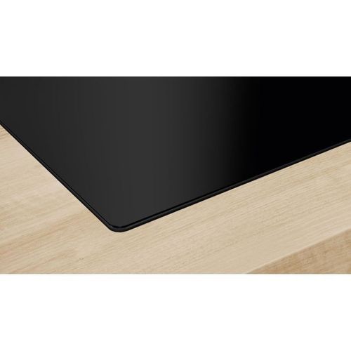 Table Induction Aspirante 60 Cm Noire, 4 Zones, Combizone