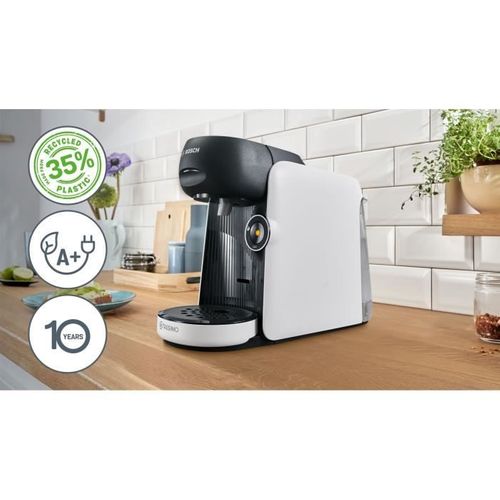 Machine à Café Multi-boissons - Tassimo - T16 Finesse Blanc - 1400 W