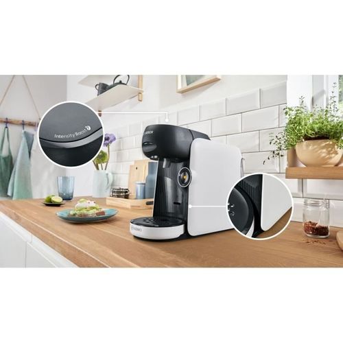 Machine à Café Multi-boissons - Tassimo - T16 Finesse Blanc - 1400 W