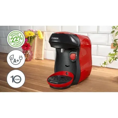Machine à Café Multi-boissons - Tassimo - T10 Happy Rouge - 1400 W
