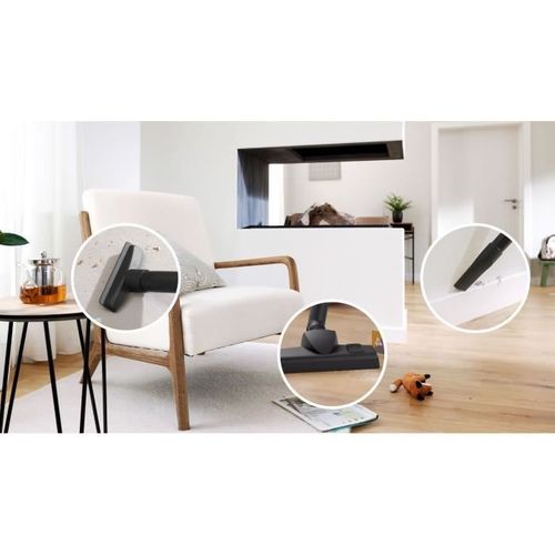 Aspirateur Traineau Sac Serie 4 Bgb41ba1 - Rayon D'action 11 M - 4l - 75 dB - 700 W - Noir