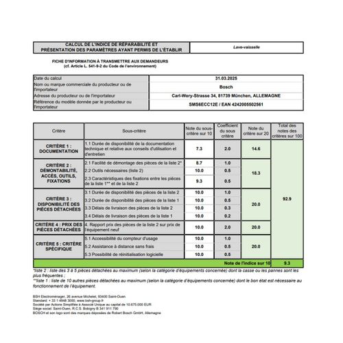 Lave-vaisselle 60 Cm 14 couverts 42 dB Noir - Sms6ecc12e