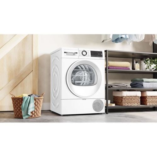 Seche-linge - Pompe à Chaleur -  Série 6 - Wqg133dtfr - 8 Kg - Induction - 60Cm - Classe C - Blanc