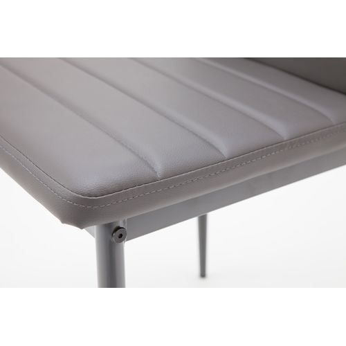 Chaises De Salle à Manger Milano, Lot De 4, Gris