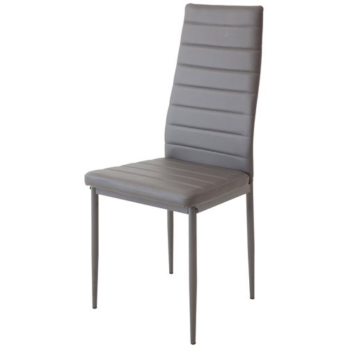 Chaises De Salle à Manger Milano, Lot De 4, Gris