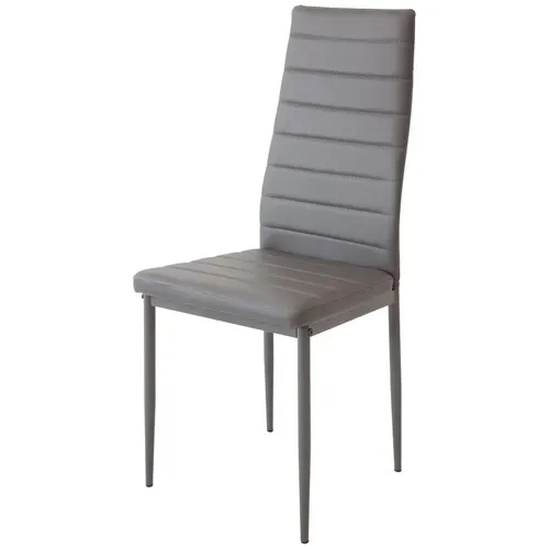 Chaises De Salle à Manger Milano, Lot De 6, Gris