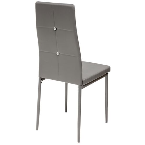 Chaises De Salle à Manger Diamond, Lot De 6, Gris