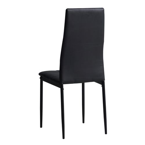 Chaises De Salle à Manger Rimini, Lot De 4 Noir