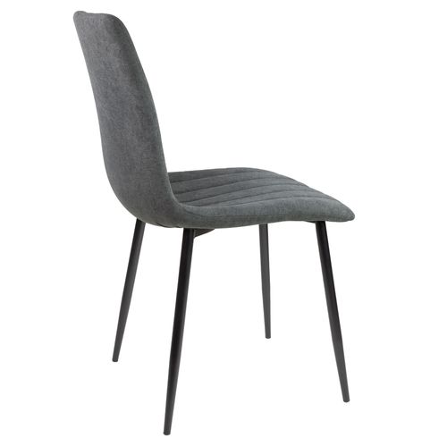 Chaises De Salle à Manger Garda, Lot De 4, Anthracite