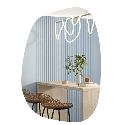 Miroir Design Asymétrique 60x45cm