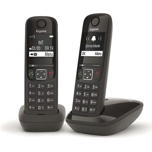 Téléphone Fixe As690 Duo Blanc