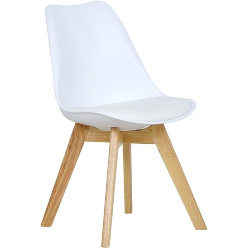 Lot De 2 Chaises De Salle À Manger.chaise De Cuisine.chaises Scandinaves Pied En Bois Blanc