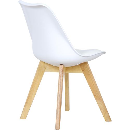 Lot De 2 Chaises De Salle À Manger.chaise De Cuisine.chaises Scandinaves Pied En Bois Blanc