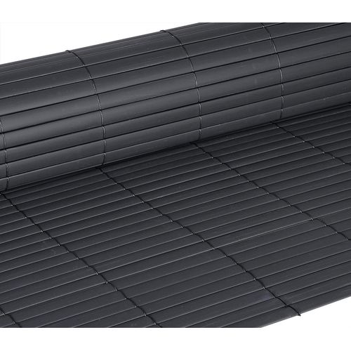 Canisse Pvc Pour Jardin Balcon Terrasse.balcon Clôture Brise-vent.brise Vue 300x160 Cm.gris