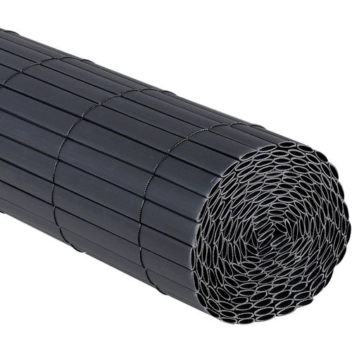 Canisse Pvc Pour Jardin Balcon Terrasse.balcon Clôture Brise-vent.brise Vue 400x120 Cm.gris