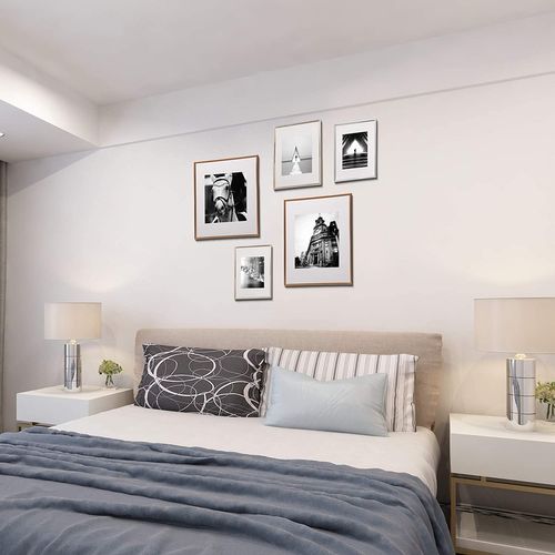 Lot De 5 Pièce Cadre Photo. Décorer Pour Maison. New Life Style. Blanc. 21x29.7cm A4.