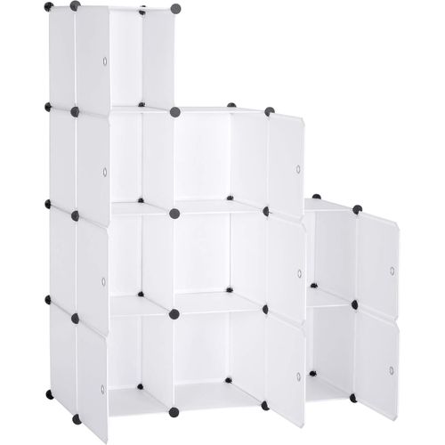 Penderie Pour Le Stockage De Vêtements/Accessoires/Livres.Étagère De Rangement Diy.9 Cubes.Blanc