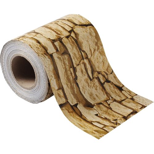 Bandes Brise-vue En Pvc 450g/m²rouleau Brise-vue Occultant.résistant Au Vent+soleil.19cmx35mpierre