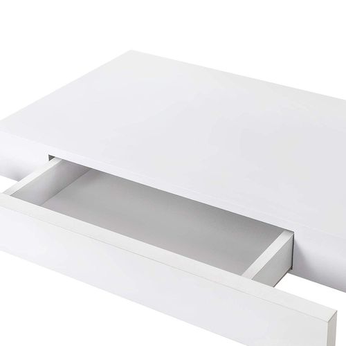 Étagère Murale Avec Tiroir Secret . Etagère De Rangemen En Mdf 40x25x5cm. Blanc