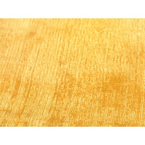 Tapis En Viscose Tissé Main Aspect Vieilli - Shine 65x135 Cm - Doré