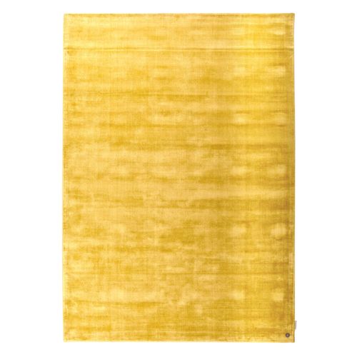 Tapis En Viscose Tissé Main Aspect Vieilli - Shine 65x135 Cm - Doré