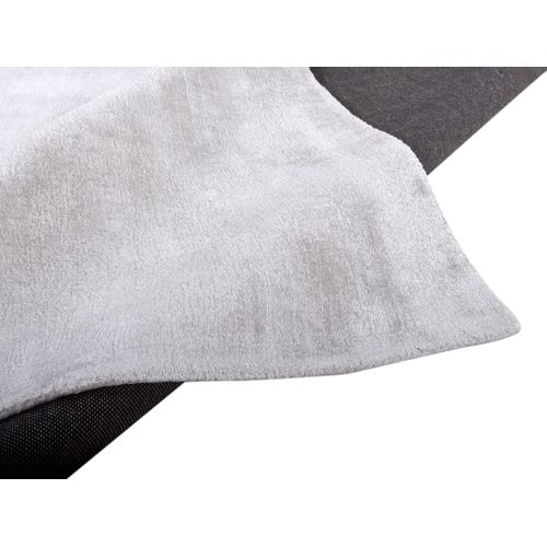 Tapis En Viscose Tissé Main Aspect Vieilli - Shine 160x230 Cm - Argenté