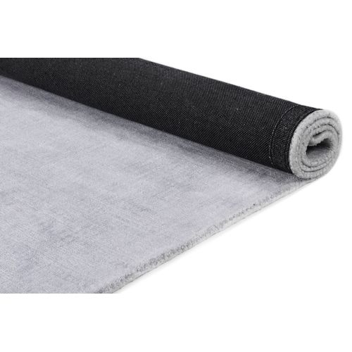 Tapis En Viscose Tissé Main Aspect Vieilli - Shine 160x230 Cm - Argenté