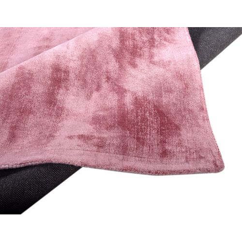 Tapis En Viscose Tissé Main Aspect Vieilli - Shine 160x230 Cm - Rose