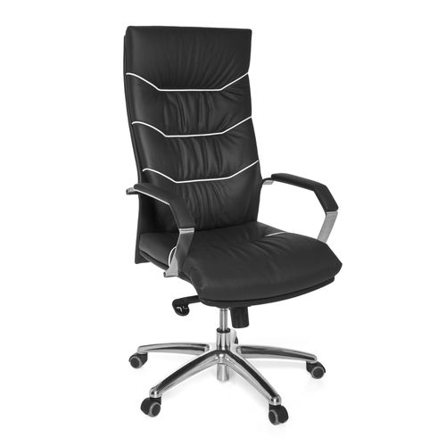 Design Chaise Bureau Chaise Exécutif Ergonomique Chaise De Pivotant Cuir Noir