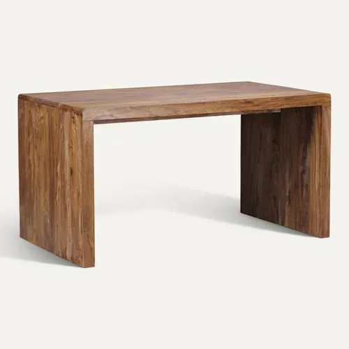 Bureau Table D’ordinateur Bois Massif Sheesham Table De Travail Moderne