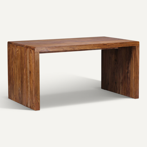 Bureau 160 Cm Table D’ordinateur Bois Massif Sheesham Table De Travail