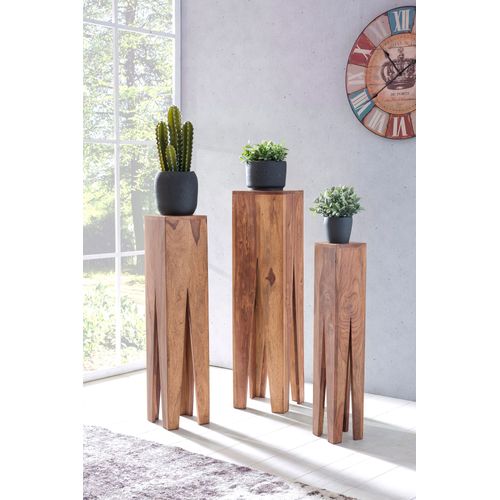 Tables Gigogne Bois Massif Table D'appoint Lot De 3 Table Basse Ensemble Acacia
