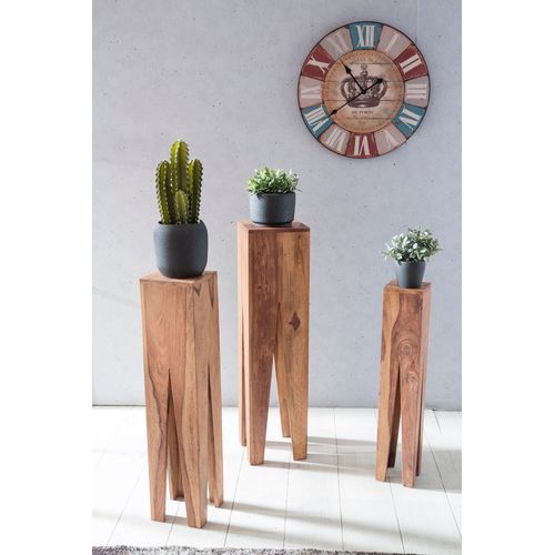 Tables Gigogne Bois Massif Table D'appoint Lot De 3 Table Basse Ensemble Acacia