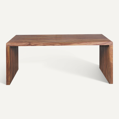 Bureau 200 Cm Table D’ordinateur Bois Massif Sheesham Table De Travail